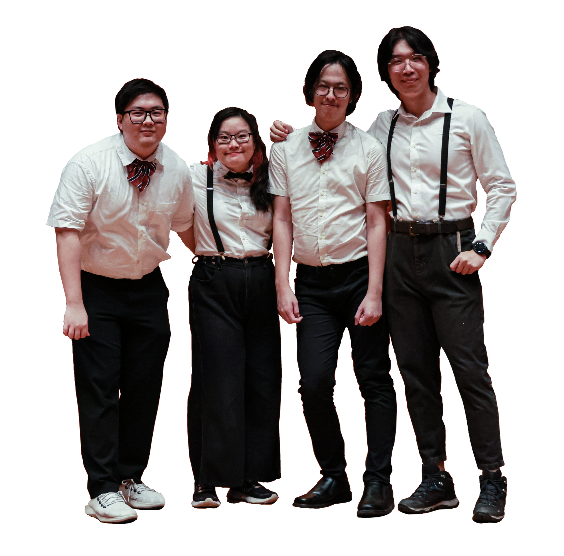 Group picture of 4 of our members